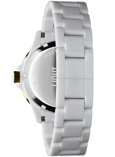 Orologio Light Time Black or White L112B dettaglio quadrante unisex policarbonato 41mm