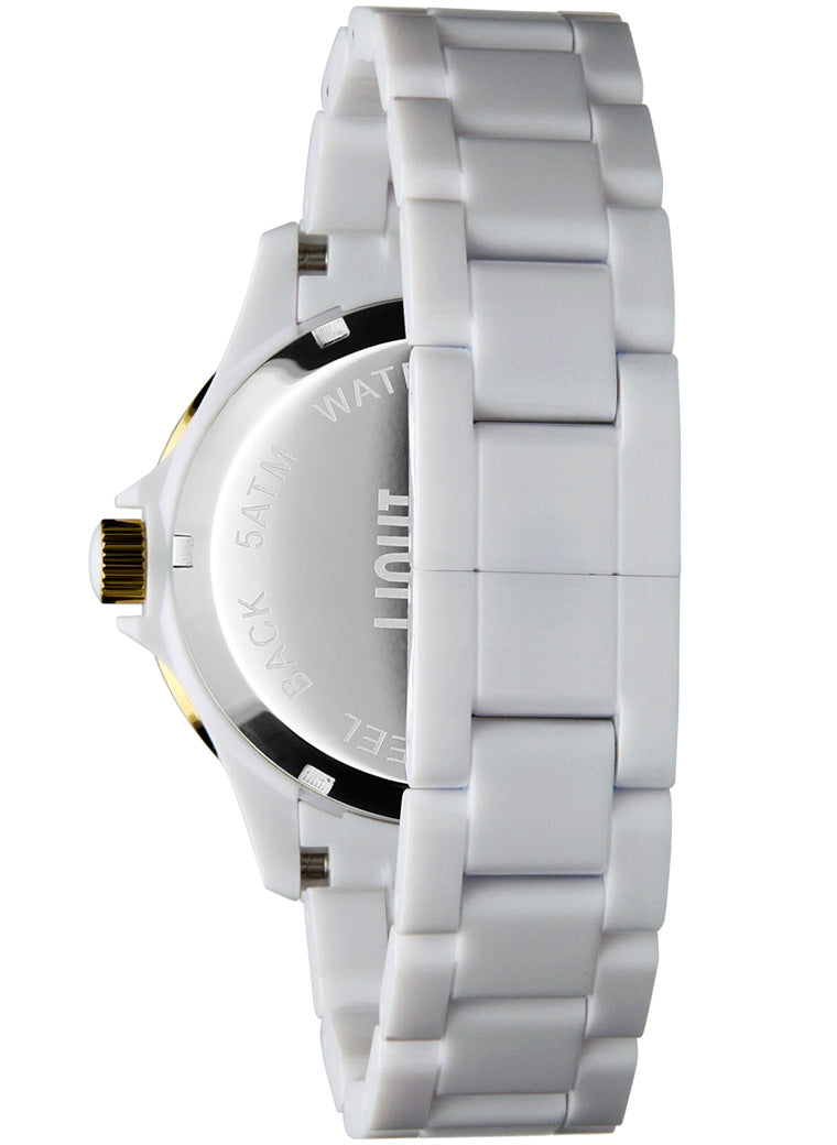 Orologio Light Time Black or White L112B dettaglio quadrante unisex policarbonato 41mm