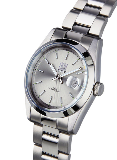 Light Time Cuba L195A orologio acciaio quadrante colorato silver