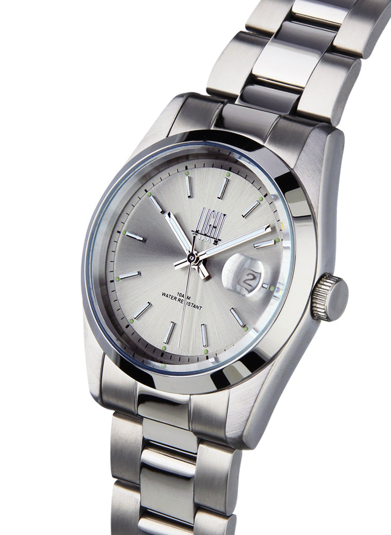 Light Time Cuba L195A orologio acciaio quadrante colorato silver