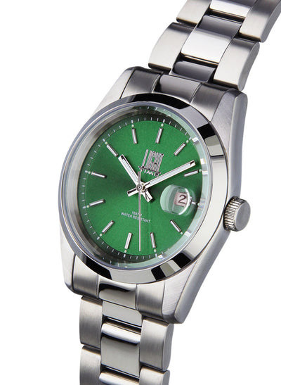 Light Time Cuba L195F orologio acciaio quadrante verde