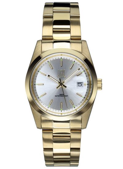 Orologio Light Time Cuba L195G - orologio unisex cassa acciaio, cinturino acciaio, quadrante colorato, diametro 36mm, datario ore 15 - Frontale