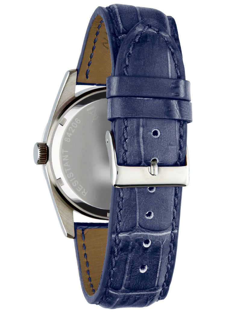 Orologio unisex Light Time Cuba L195P-C dettaglio blu pelle blu