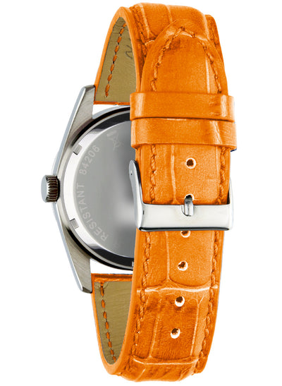 Orologio unisex Light Time Cuba L195P-D dettaglio arancione pelle arancione