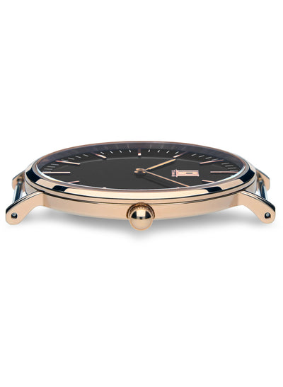 Orologio Light Time Essential L301R-NNE - quarzo cassa acciaio rosè 40mm cinturino nylon nero - Dettaglio
