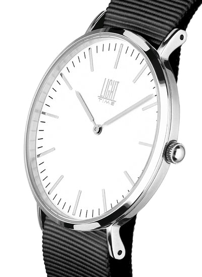 Orologio Light Time Essential L301S-N7 - quarzo cassa acciaio 40mm cinturino nylon - Laterale