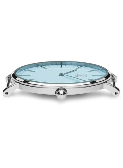 Orologio Light Time Essential L301S-NAZ - quarzo cassa acciaio 40mm cinturino nylon azzurro - Dettaglio