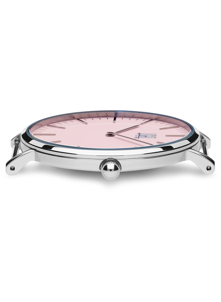 Orologio Light Time Essential L301S-NRO - quarzo cassa acciaio 40mm cinturino nylon rosa - Dettaglio