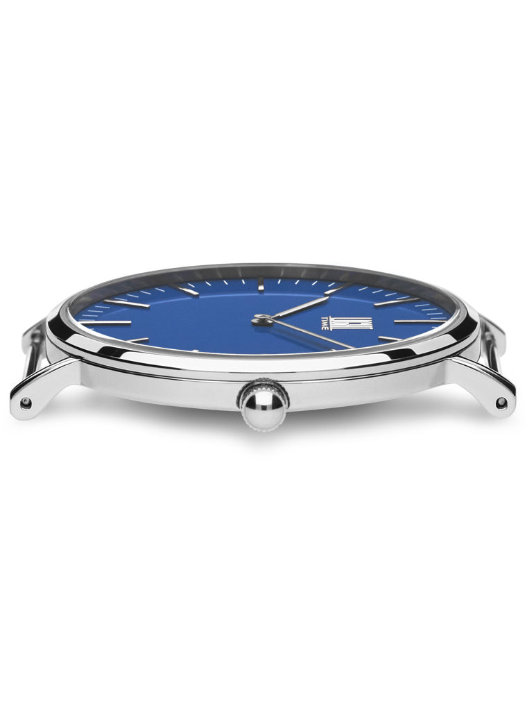 Orologio Light Time Essential L304S-NBL - quarzo cassa acciaio 36mm cinturino nylon blu - Dettaglio
