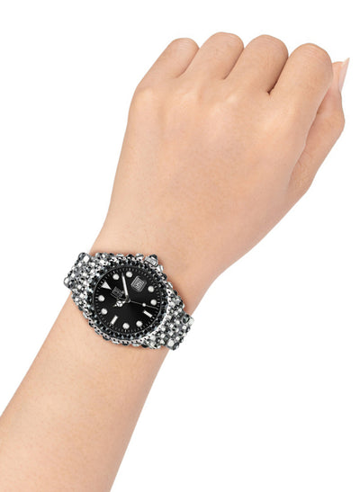 Orologio Light Time Mediterraneo L602C - orologio donna diametro 39mm, 380 cristalli Preciosa, cassa e bracciale in policarbonato - Dettaglio
