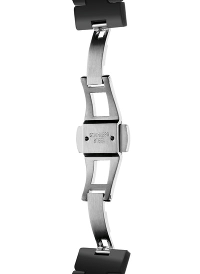 Orologio Light Time Mediterraneo Night L507B-TO - orologio donna cassa policarbonato, ghiera acciaio con strass, quadrante nero, diametro 40mm, bracciale policarbonato - Dettaglio