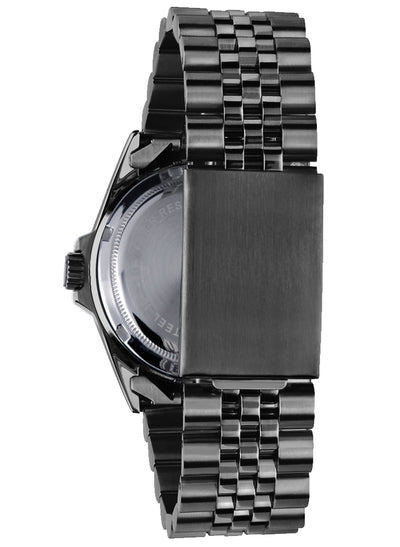 Orologio Light Time Timeless Sport GMT L247N-B - Quarzo Ronda GMT, cassa e bracciale acciaio, 40mm, 10ATM - Retro